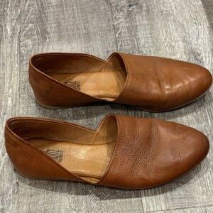 Ladies Miz Mooz rust  Leather Slip-Ons